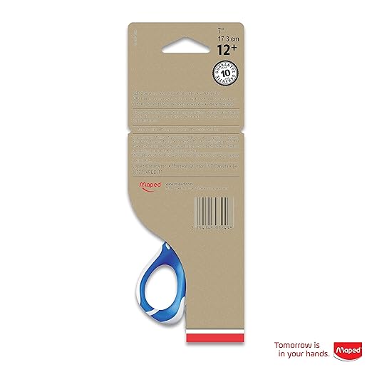 Maped - Zenoa Fit Soft Grip Student 7 Inch Scissors - Comfortable - Fashionable-DeskLoop Office