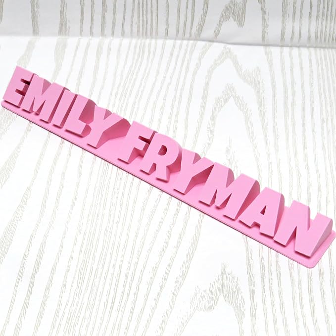 Personalized 3D Printed Nameplate – Custom Desk Name Sign - Image 9