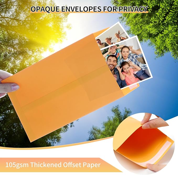 Joyberg 6x9 Envelopes Self Seal, Yellow, Printable, Tear Resistant Kraft Envelopes for Mailing Letters, Documents, Photos, Invitations-DeskLoop Office