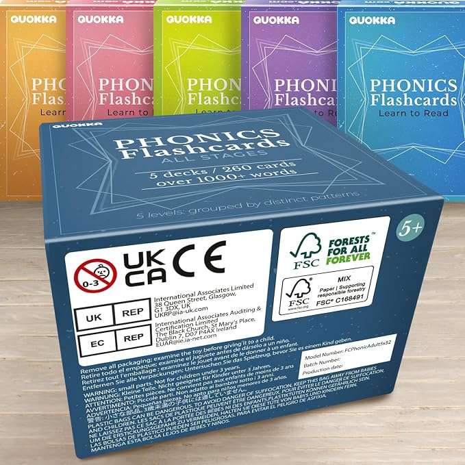 QUOKKA 1000+ Phonics Words Flash Cards - Image 8