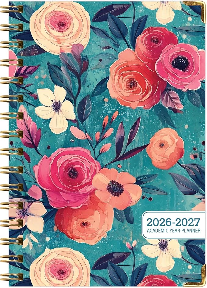 HARDCOVER Academic Year 2026-2027 Planner: 14 Months 5.5"x 8" Daily Weekly - Image 8