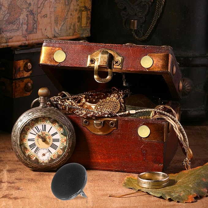 uxcell 150Pcs Upholstery Tacks, 11mmx10mm Flat Head Thumb Tack Decorative Furniture Nails Push Pins for Furniture Sofa Headboards, Black-DeskLoop Office