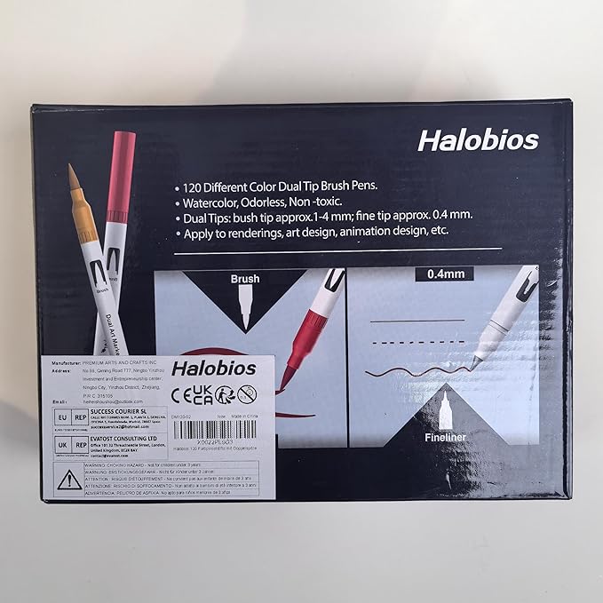 120 Color Dual Tips Brush Pens, Fine and Brush Tip Markers with Swatch Card for Adult Coloring, Art Markers Set for Journaling Calligraphy Drawing Sketching Doodling Illustrating-DeskLoop Office