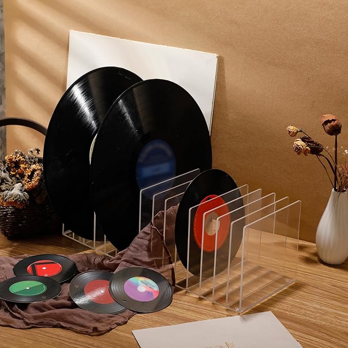 Ctosree Acrylic File Organizer for Desk Vertical 15 Compartments File Sorter Mail Organizer Desktop Countertop Folder Stand Racks for Office Home School Desk(Rectangle,Clear)-DeskLoop Office