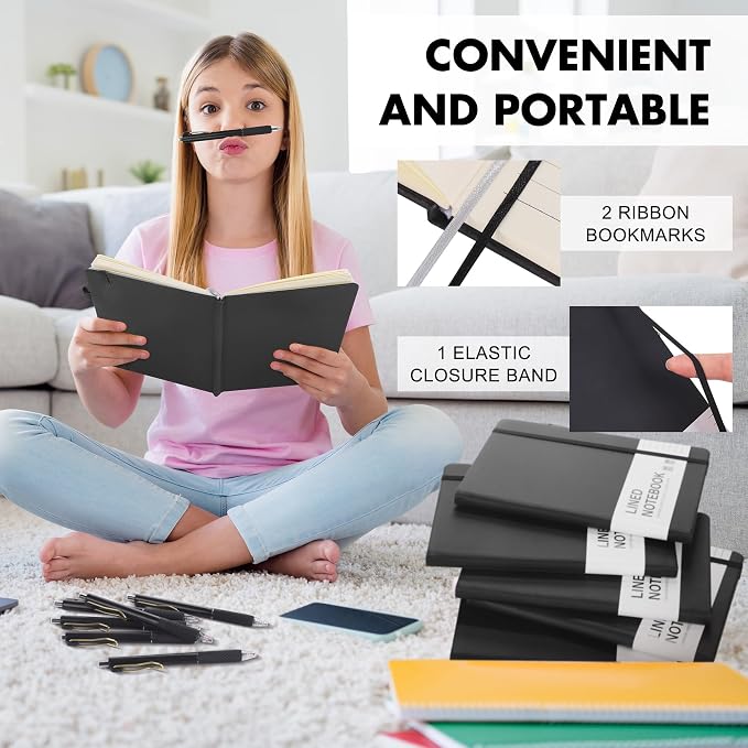 Aodaer 12 Set Lined Notebook Journals - Image 7