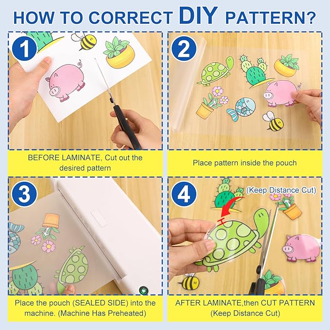 300 Pack Laminating Sheets, 3 Mil, 9 x 11.5 Inches Thermal Laminating Pouches Lamination Sheet Paper for Laminator, Clear, Letter Size, Office and School Supplies-DeskLoop Office