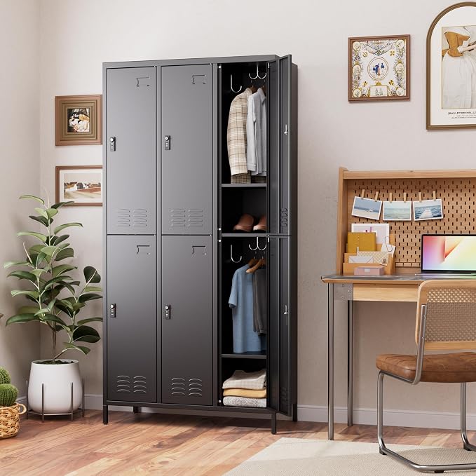 SUPEER 6 Doors Metal Locker for Employees - Image 7