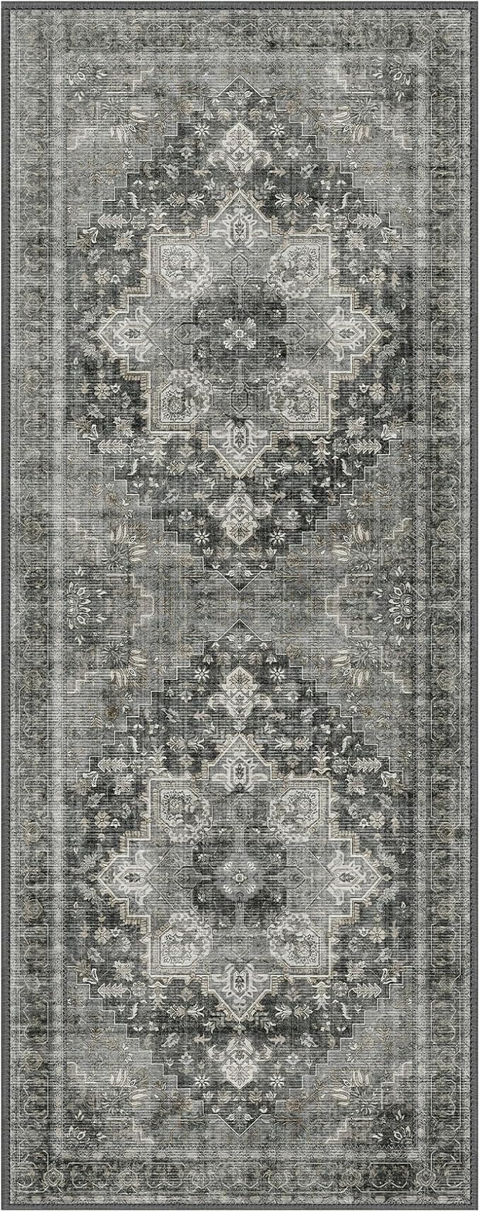 GENIMO 2x7 Runner Rugs for Hallway, Machine Washable Non Slip Vintage Rugs - Image 7