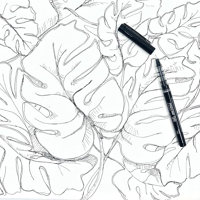 PILOT, Precise V5, Capped Liquid Ink Rolling Ball Pens, Extra Fine Point 0.5 mm - Image 6