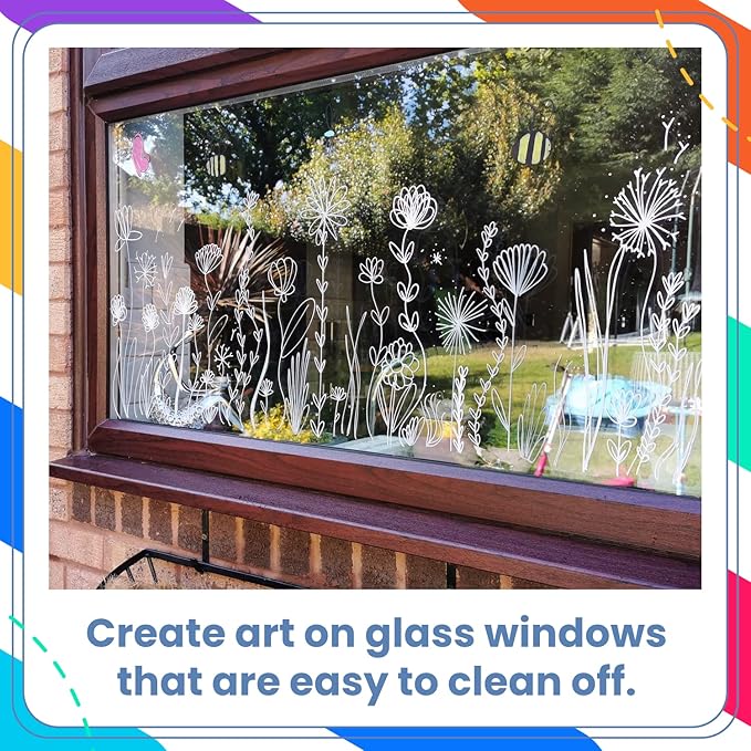 Chalkola White Chalk Markers for Blackboard, Chalkboard Sign, Window, Bistro, Car, Glass (5 Pack 6mm) - Liquid Chalkboard Markers Erasable - Paint Chalk Pens Washable Ink Reversible Tip-DeskLoop Office