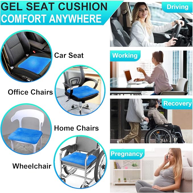 Gel Seat Cushion for Long Sitting - Image 8
