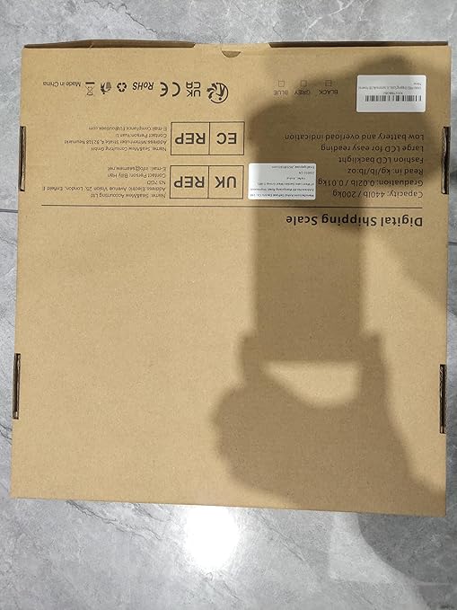 Shipping Scale,440lbs/10g High Accuracy Digital Postal Scale, Durable Alloy Steel Platform, Heavy Duty Scale for Packages, Postage and Luggage, with Hold&Tare function, batteries&USB Powered-DeskLoop Office