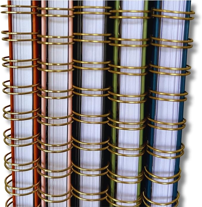 | Meeting Notebook for Work | 8.25" x 11.75" | Project Planner | Simple Design | Multiple Layouts | Office and Business Planner (Evergreen, Meeting Planner - Landscape)-DeskLoop Office