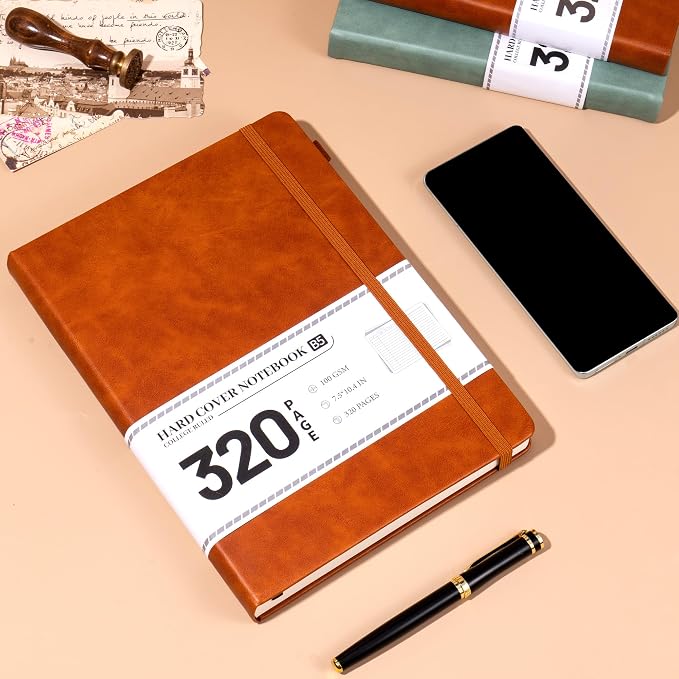CAGIE Journal Notebook for Men Women Brown- B5 Large Journaling Notebooks - Image 7