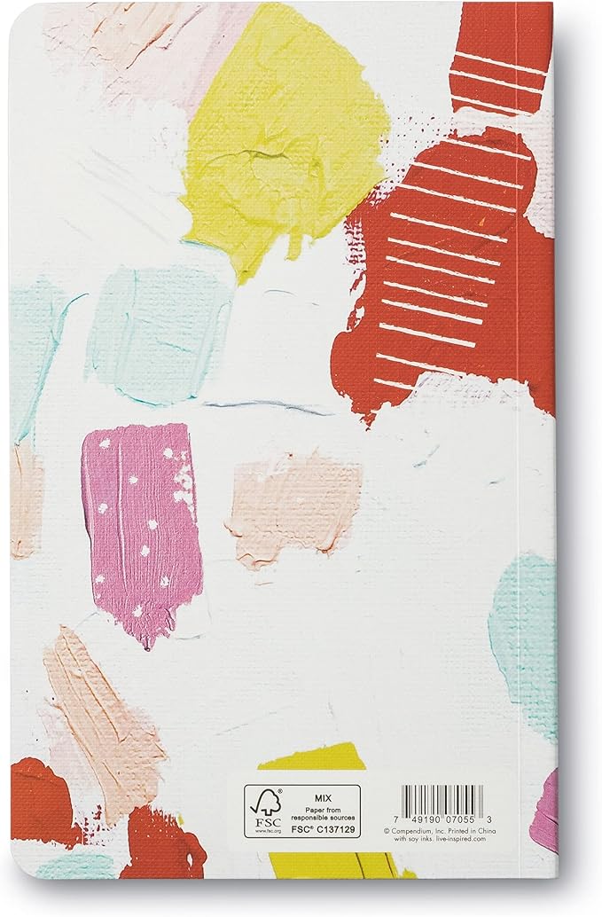 Compendium Softcover Journal - Make each day your masterpiece. – A Write Now Journal with 128 Lined Pages, 5″W x 8″H-DeskLoop Office