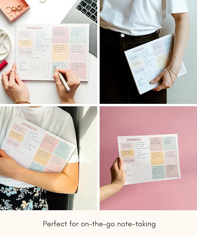 Lamare Weekly Planner Notepad – Premium Undated Weekly To Do List Notepad - Image 9