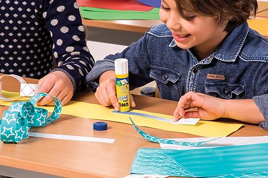 Uhu Colored Glue Stick, 21g Blue, rubs on Blue & Dries Clear, Washable, Solvent Free, Screw on Cap, (9U 99645)-DeskLoop Office