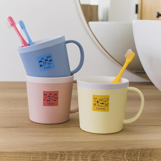 Epson LABELWORKS 224BMLPX Genuine PET (Polyester) Tape Cartridge - Black on Matte Blue Designer Craft Label Maker Tape - 1" (24MM) Wide, 26'-DeskLoop Office