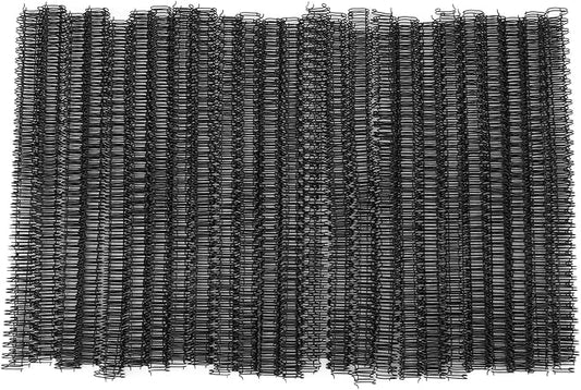 100 Pack Double Loop Wire Binding Spines, YolieraArt Wire Binding Spines, 5/8 Inch Binding Wire for Letter Size 140 Sheet Capacity), 100P, 3:1 Pitch, Black)-DeskLoop Office
