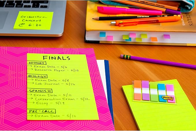 Post-it Super Sticky Lined Notes 4x6 | Bright Colors | Double Sticking Power | - Image 17