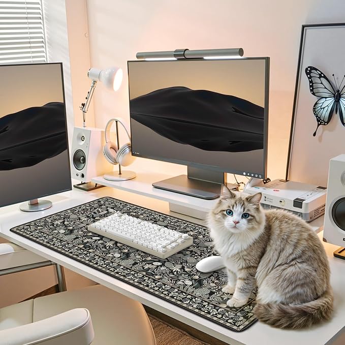 iCasso Black Desk Mat, Big Mouse Pad - Image 7