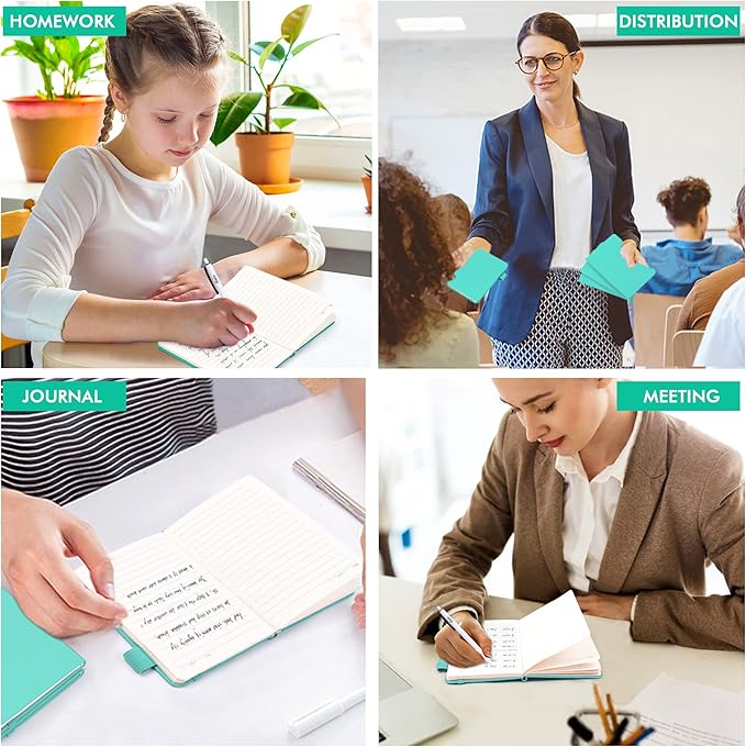 feela 3 Pack Pocket Small Notebook Journals, Mini Cute Memo Notepad Hardcover - Image 7