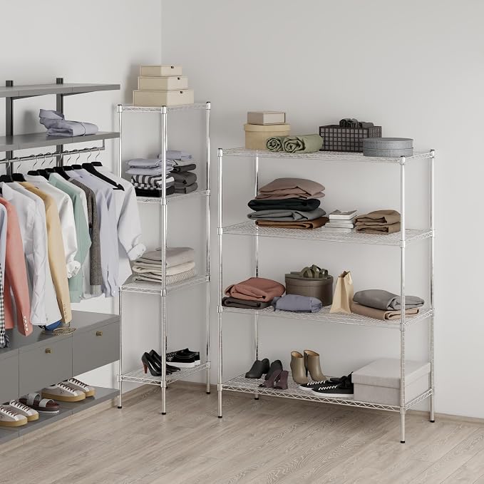Regal Altair 21" Deep x 48" Wide x 64" Height Wire Shelving Kit | 4-Tier | NSF - Image 7