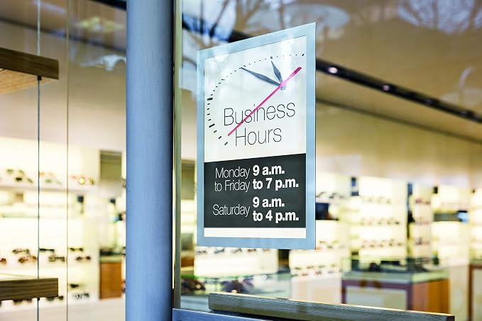 Durable Duraframe Self-Adhesive Sign Holder - Image 11