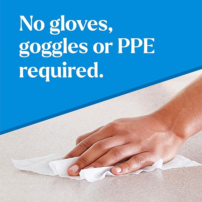 CloroxPro Clorox EcoClean Disinfecting Wipes, Multipurpose 100% Plant Based Cleaning Cloths, Antibacterial Disinfectant, Safe for Multi Surface Use, 75 Count (Pack of 6)-DeskLoop Office