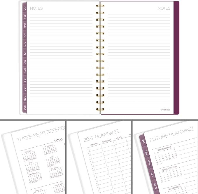 Mead Cambridge 2027 Planner, Weekly & Monthly, 5.5" x 8.5", Blush Blossom - Image 10