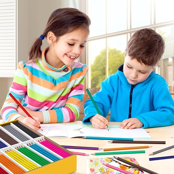 384 Count Colored Pencils Bulk, 16 Assorted Colors, Pre-sharpened Coloring Pencils Set for Kids and Adult, Teachers Essential Classroom Prizes, Back to School Supplies-DeskLoop Office