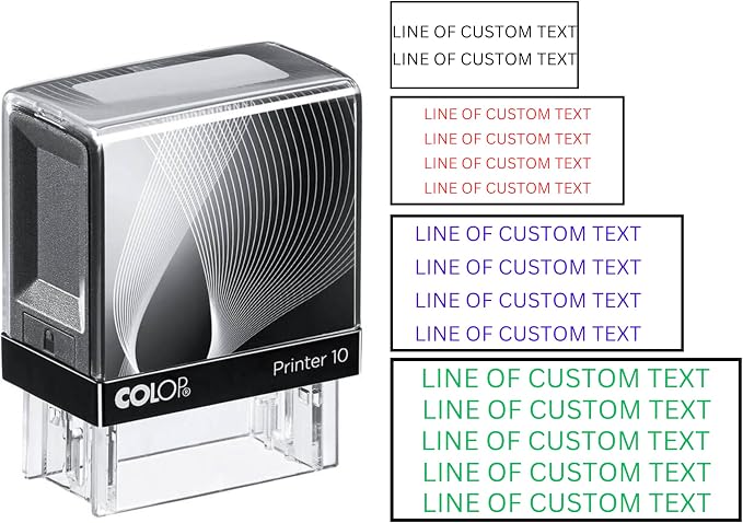 5 Lines Customized Stamp by Stampi