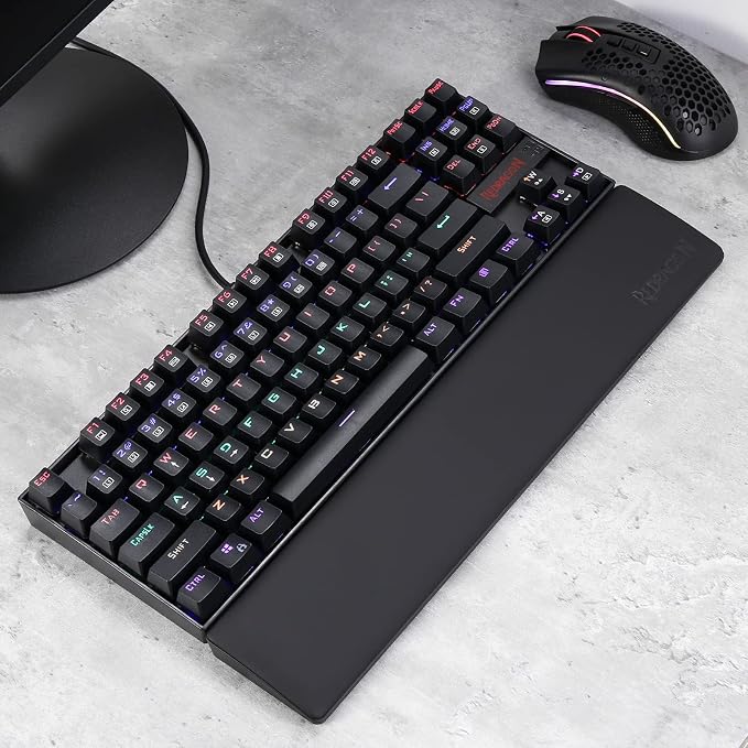 Redragon P036 Meteor M Computer Keyboard Wrist Rest Pad, Ergonomic Soft Memory - Image 11