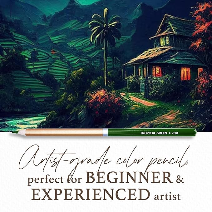 SCHPIRERR FARBEN - Premium Colored Pencils, Oil-Based Coloring Pencils, Soft-Core Color Pencil Set for Adults & Children, Non-Toxic Colored Pencil for Coloring, Sketching, & Doodling, 96 Colors-DeskLoop Office