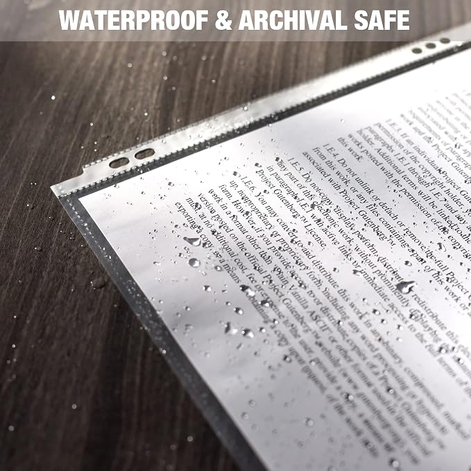 Samsill Sheet Protectors, 8.5 x 14 Inch Document Protectors - Image 9