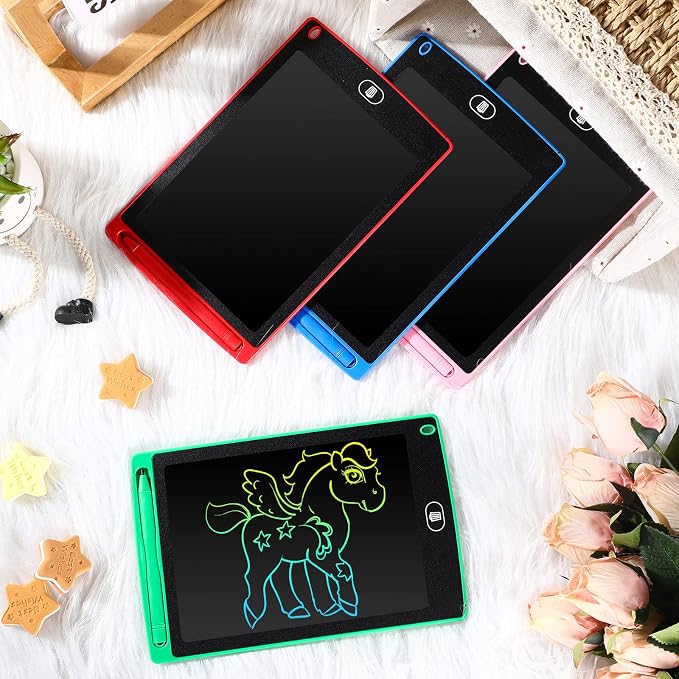 Zhehao 24 Pieces LCD Writing Tablet Doodle Board 8.5 Inch Colorful Reusable - Image 7