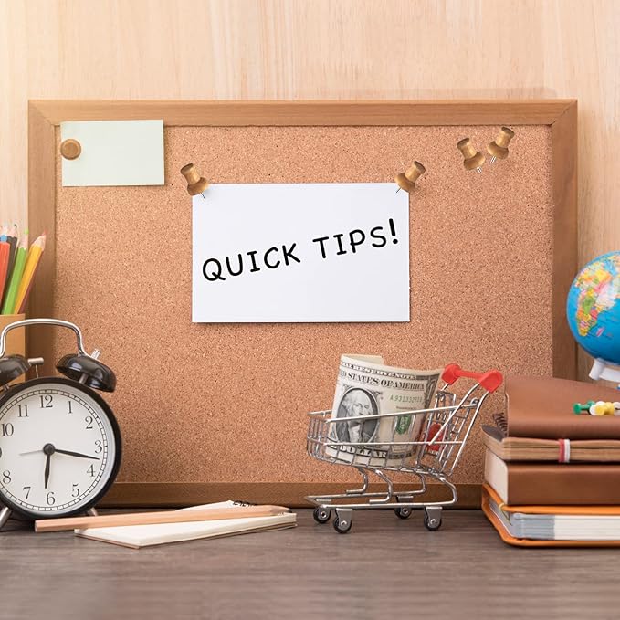 100Pcs Wood Push Pins, Thumb Tacks for Decorative, Wooden Pins and Tacks, Cork Board Thumbtacks, Cute Thumbtack for Wall and Bulletin Board, Map Pins-DeskLoop Office