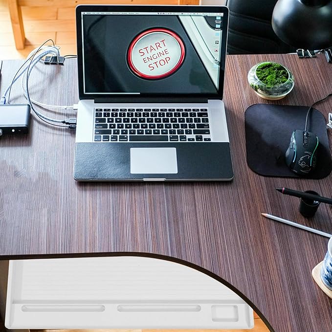 jojofuny 1 Set of Keyboard Tray Under Desk, Keyboard Sliding Tray Under Desk, Keyboard Drawer Slide Tray, Keyboard Shelf, for Home and Office-DeskLoop Office