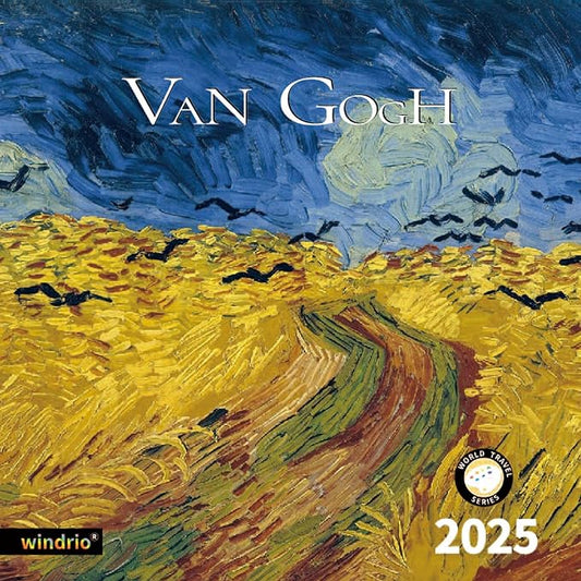 2025 Wall Calendar,Calendar 2025, January 2025 - December 2025, Wall Calendar Vincent van Gogh Painting, 12" x 24" Opened,Full Page Months Thick & Sturdy Paper for Calendar Organizing & Planning-DeskLoop Office