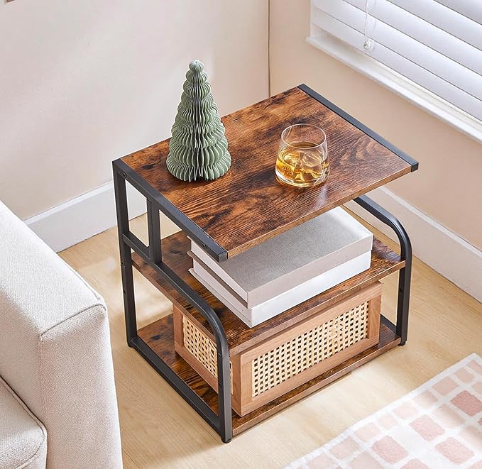 HOOBRO Printer Stand, 3-Tier Desktop Printer Table, Under Desk Printer Storage - Image 9