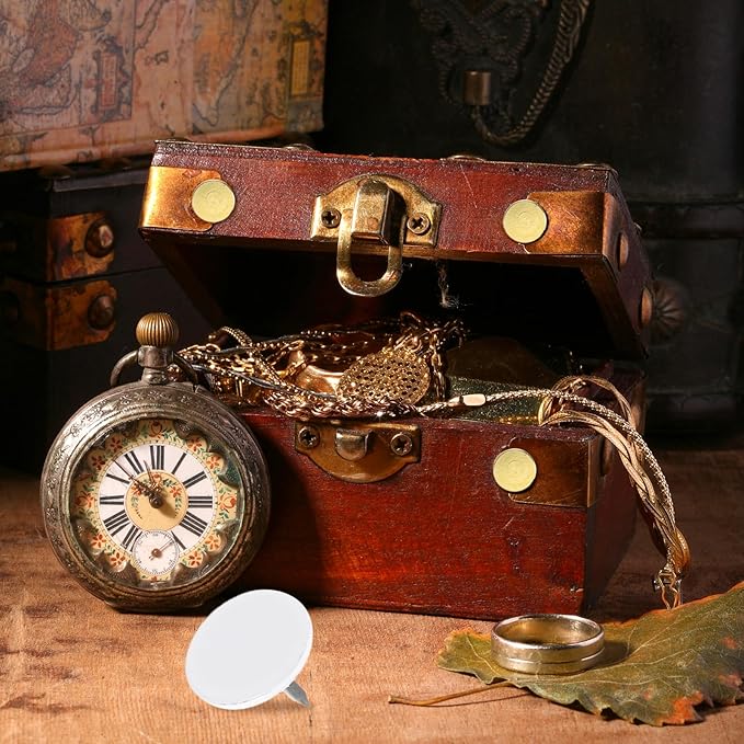 uxcell 150Pcs Upholstery Tacks, 11mmx10mm Flat Head Thumb Tack Decorative Furniture Nails Push Pins for Furniture Sofa Headboards, White-DeskLoop Office