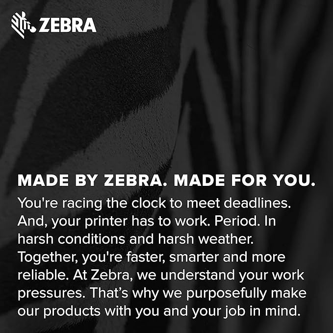 Zebra 3 x 3 in Direct Thermal Paper Labels Z-Perform 2000D Permanent Adhesive Shipping Labels 1 in Core 6 rolls 10031638SP-DeskLoop Office