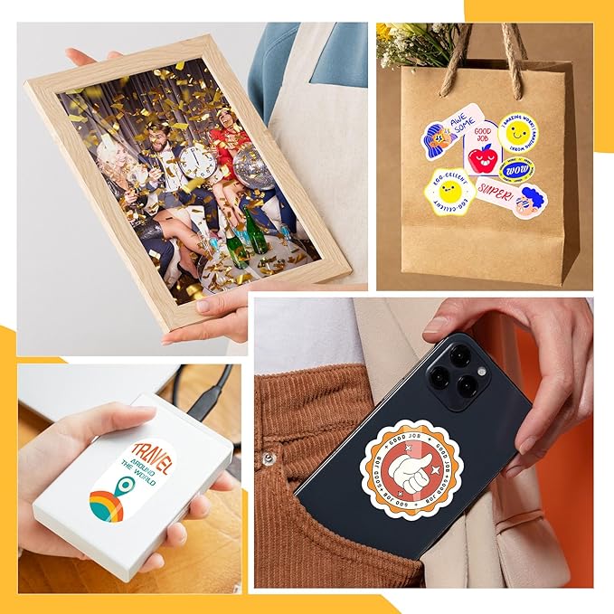 TECKWRAP Laminating Sheets Clear Laminate Sheets Sticker Paper for Inkjet Printer Clear Vinyl for Printable Vinyl Sticker Paper Photo Paper 8.26" x 11.69" A4 28 Sheets, Glossy-DeskLoop Office