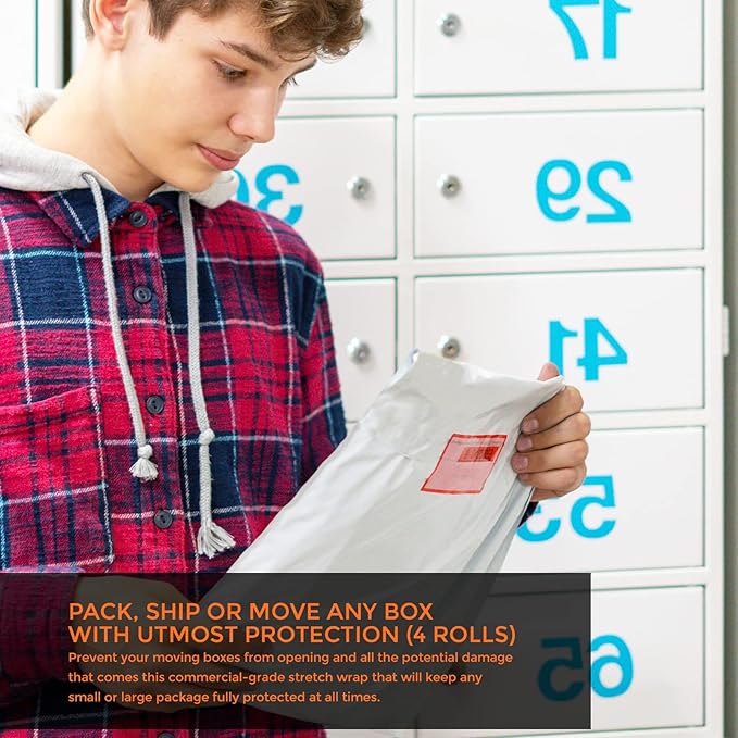 PackageZoom Poly Mailers 26x32 50 Pcs Self-Seal Shipping Envelopes For Businesses, Strong Adhesive Mailing Bags, Tear & Water-Resistant Protective Shipping Bags Light Grey-DeskLoop Office