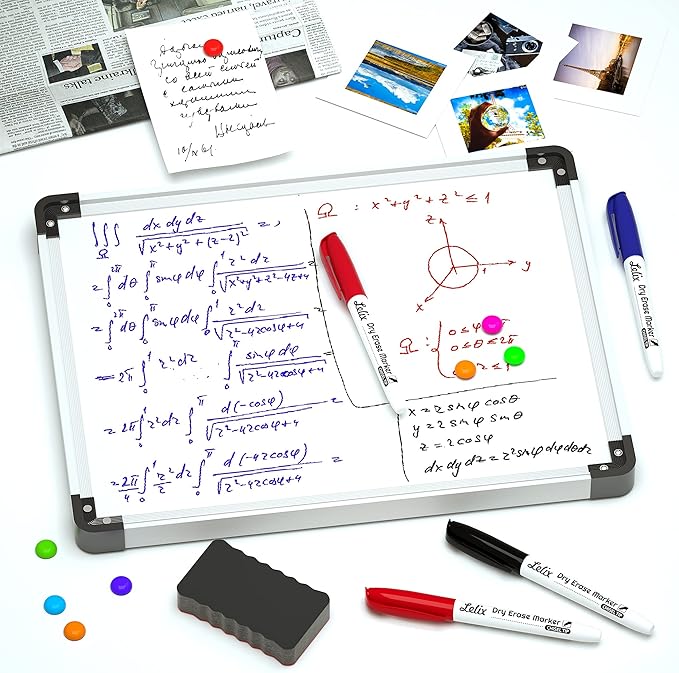 Lelix Dry Erase Markers, 42 Pack 14 Black+14 Blue+14Red Dry Erase Markers Chisel Tip,Dry Erase Markers Bulk,Whiteboard Markers for School, Office Supplies,Perfect for White Board, Mirror,Calender-DeskLoop Office