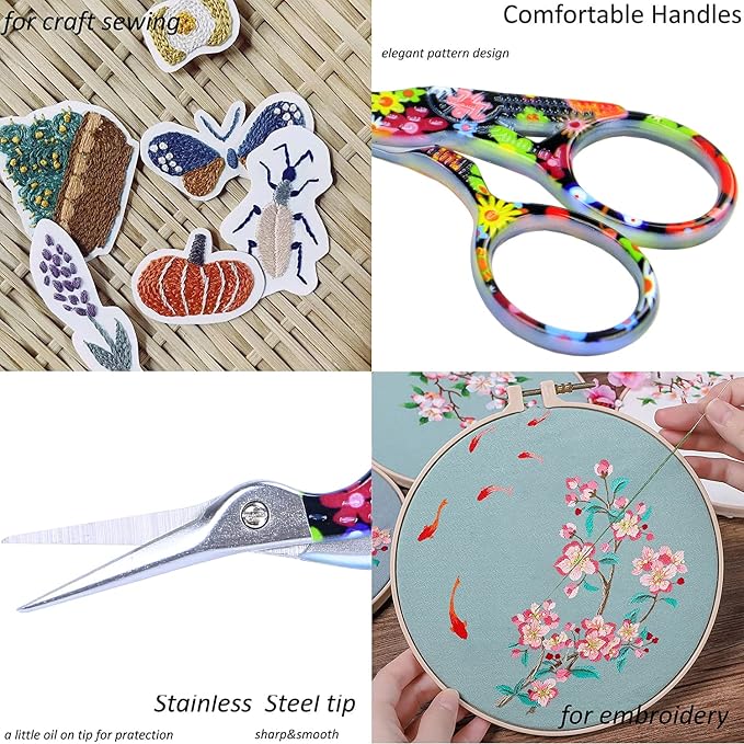 BIHRTC 3.6 Inch Bird Sewing Scissors Sewing Embroidery Scissors - Image 7