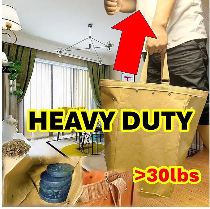 Kitchen Recycling Bin, Large Washable Paper Bags - Sturdy, Foldable, Space-Saving - Multipurpose Trash Can for Kitchen, Garden, and Indoor Use, 4 Colors, 4 Packs/Set-DeskLoop Office