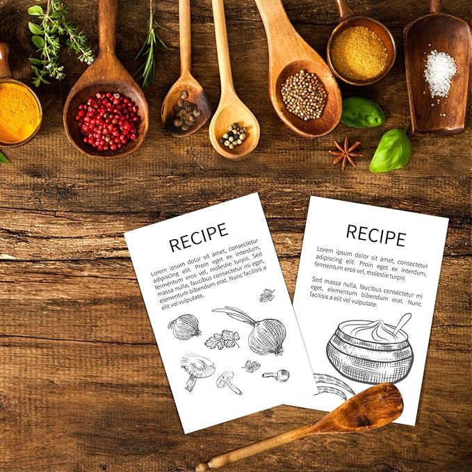 300 Pack White Blank Index Cards 4x6 Thick Paper, Goefun 80lb Heavyweight CardStock Unlined Notecards for Postcards, Photo Paper, Recipe Cards-DeskLoop Office