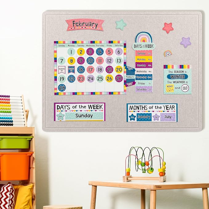 AKTOP Bulletin Board, Decorative CorkBoard Photo Display Board - Image 8