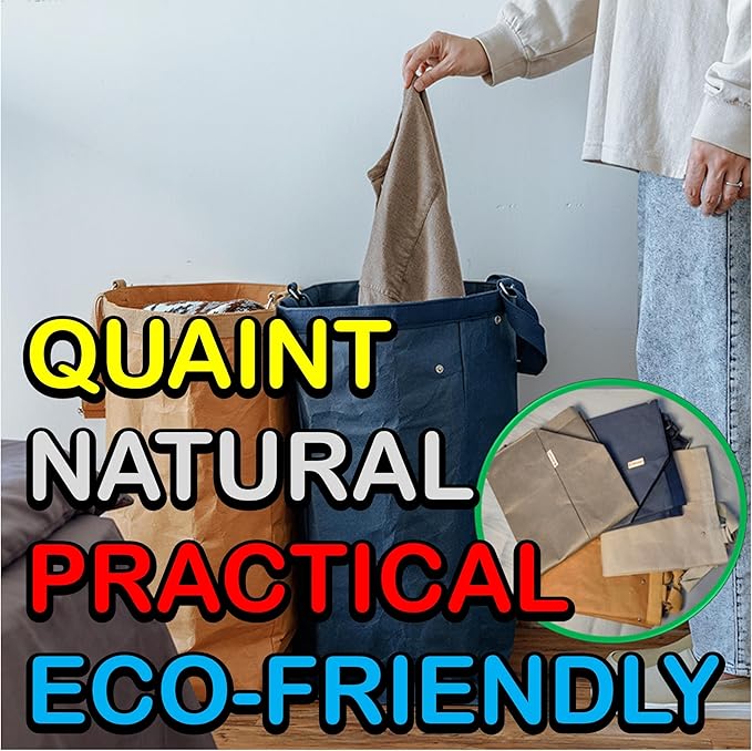 Kitchen Recycling Bin, Large Washable Paper Bags - Sturdy, Foldable, Space-Saving - Multipurpose Trash Can for Kitchen, Garden, and Indoor Use, 4 Colors, 4 Packs/Set-DeskLoop Office